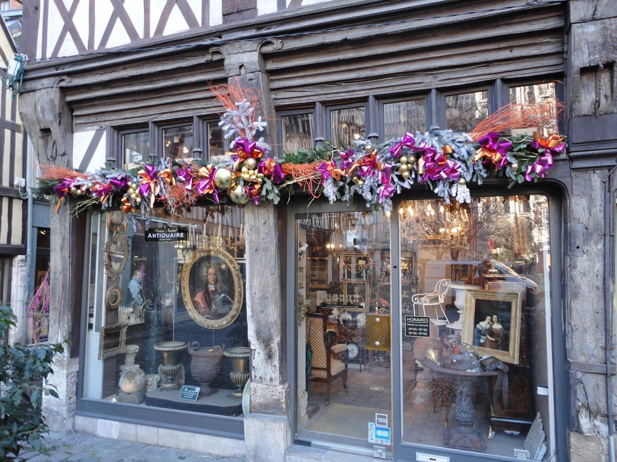 Magasin d’antiquités à Rouen