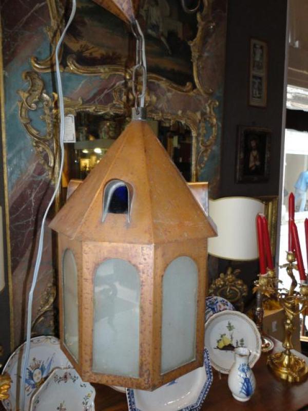 Lanterne de vestibule en cuivre