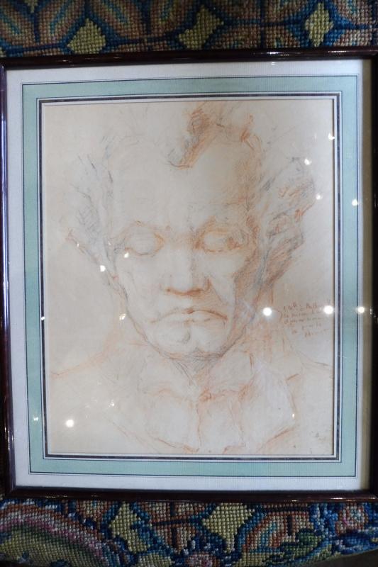 Dessin à  la sanguine  