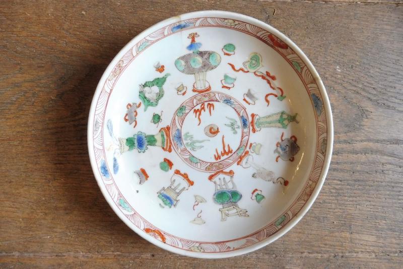 assiette en porcelaine de la Chine 18 eme 
