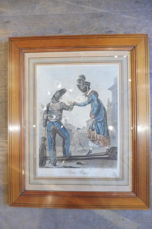 aquatinte par H . Vernet  , gravéee par Dubucourt 